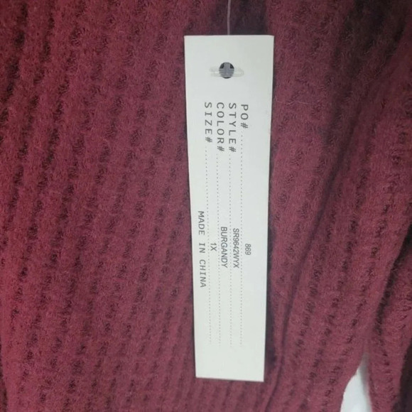 Sweet Romeo Cozy Thermal Pullover Waffle‎ Knit NWT - Picture 7 of 9